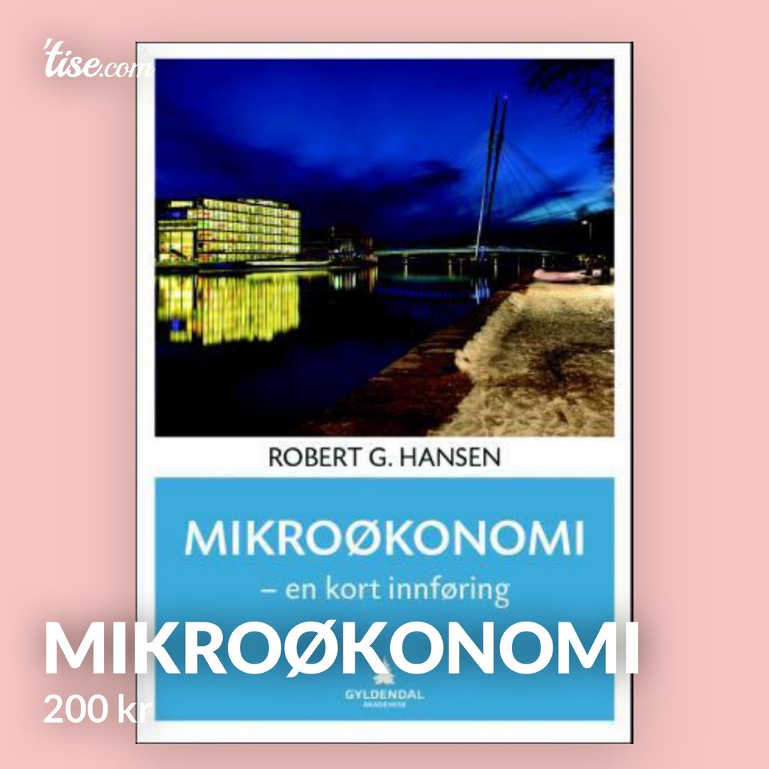 Mikroøkonomi