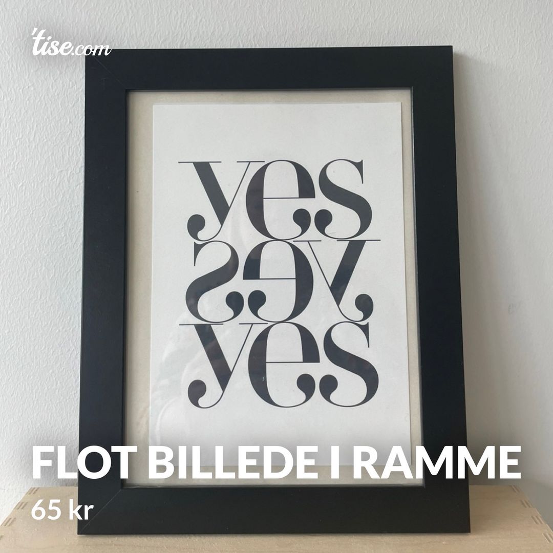 Flot billede i ramme