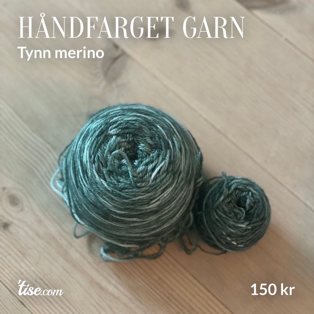 Håndfarget garn