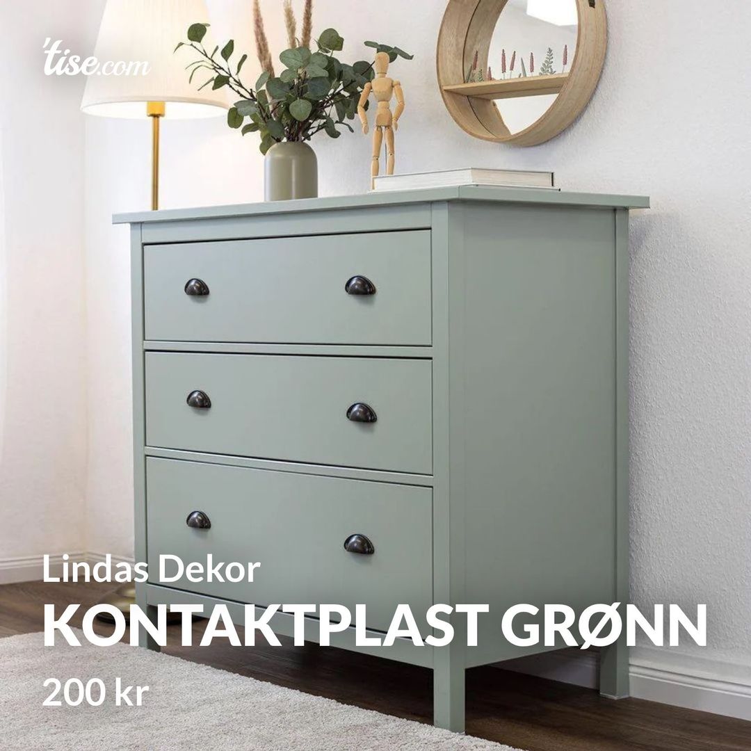 Kontaktplast grønn