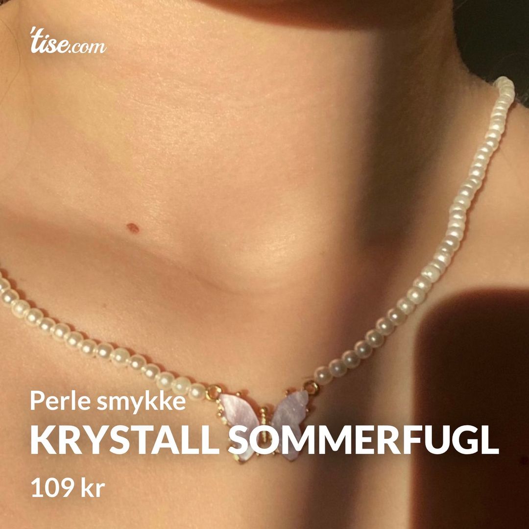 Krystall sommerfugl