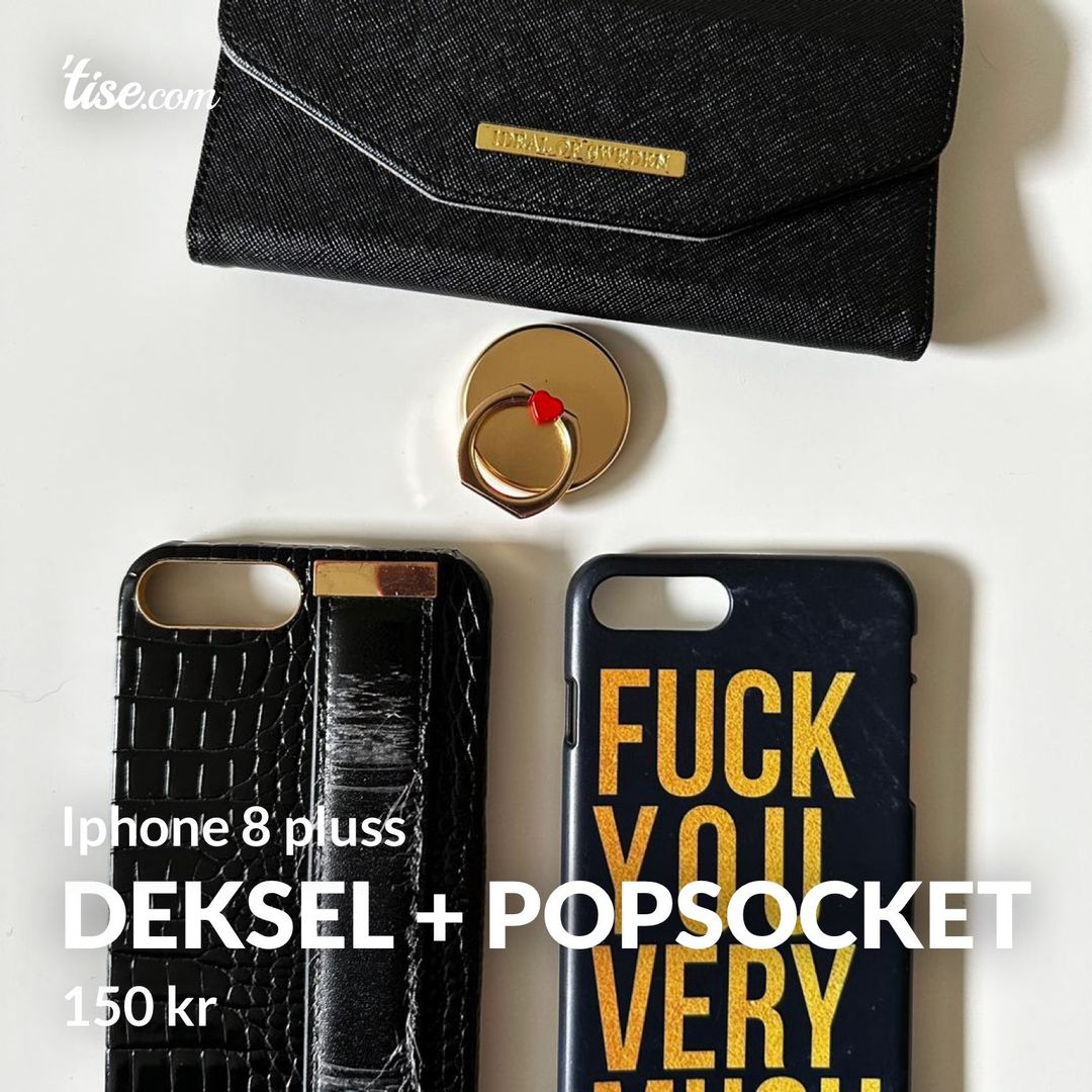 Deksel + popsocket