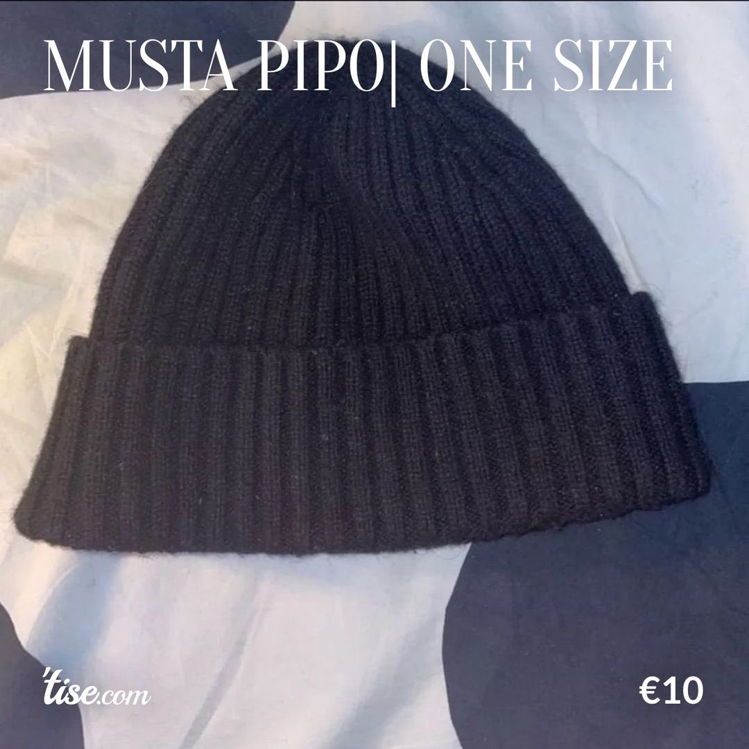 Musta pipo| one size