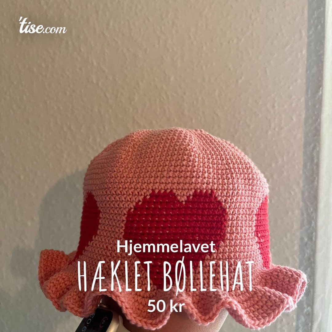 Hæklet bøllehat