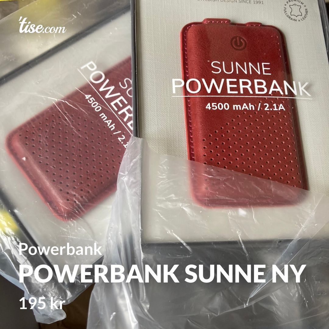 Powerbank Sunne ny