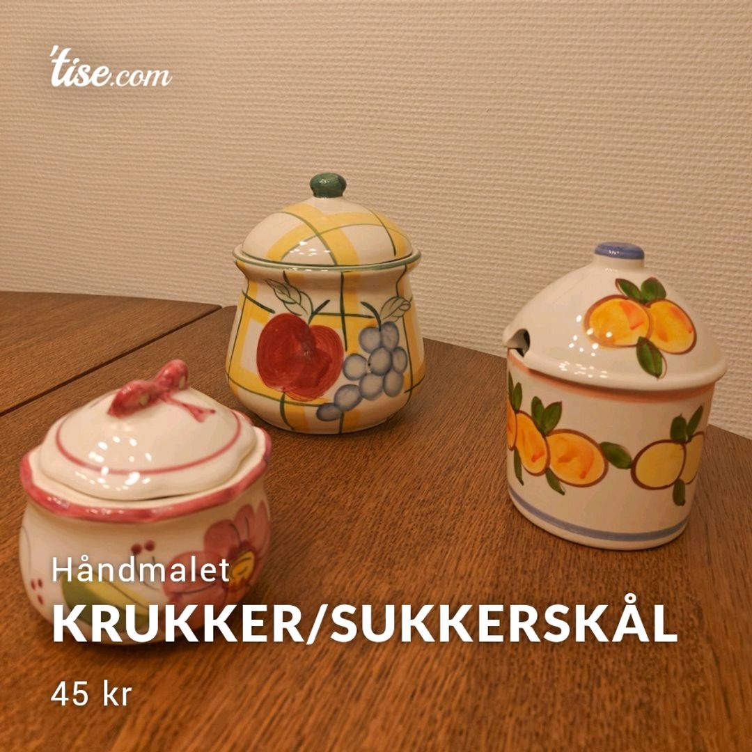 Krukker/Sukkerskål