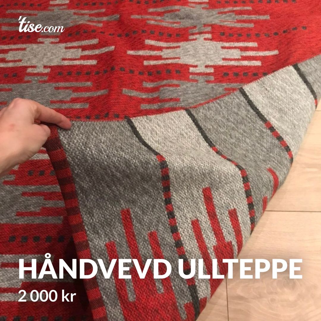 Håndvevd ullteppe