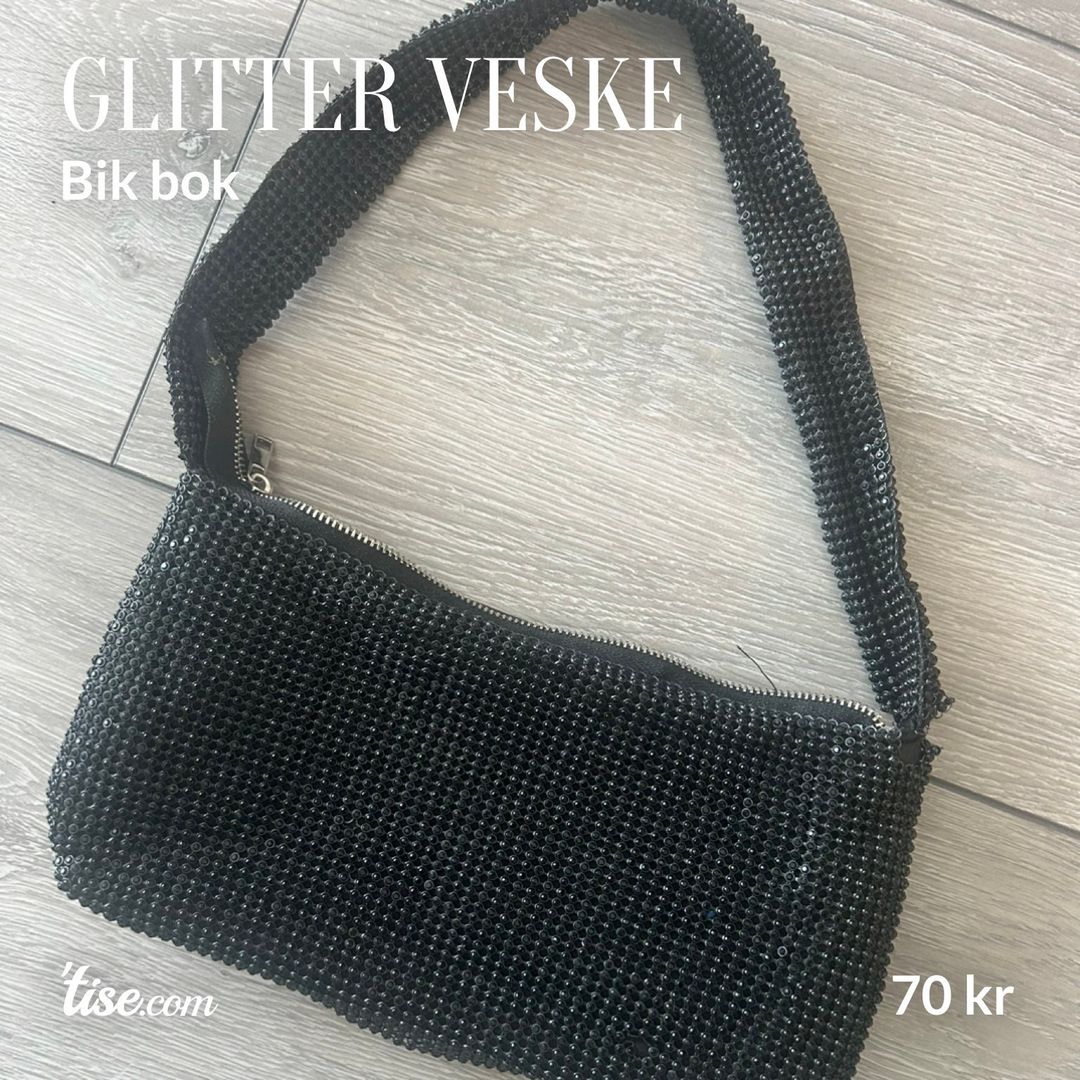 glitter veske