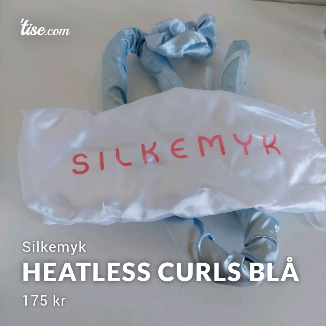 Heatless Curls Blå