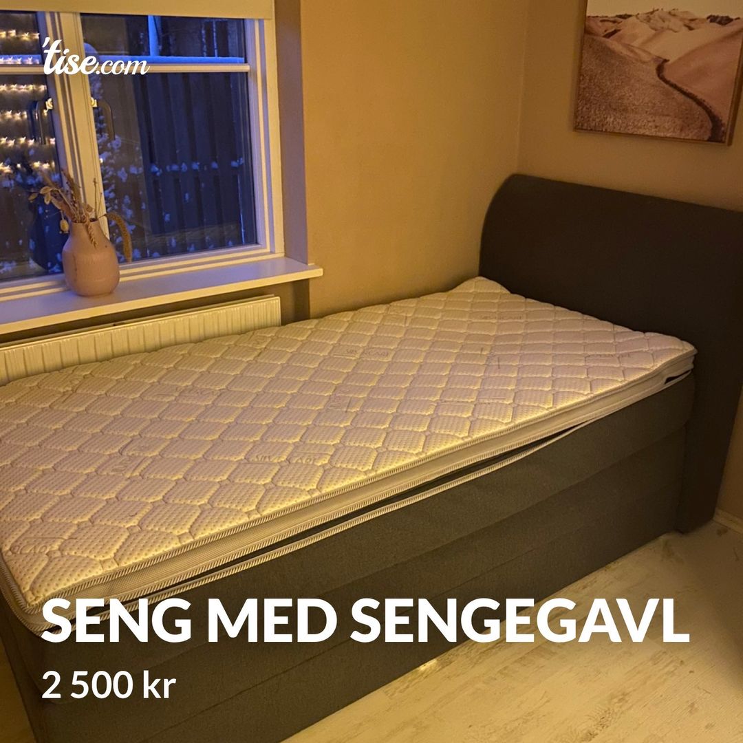 Seng med sengegavl