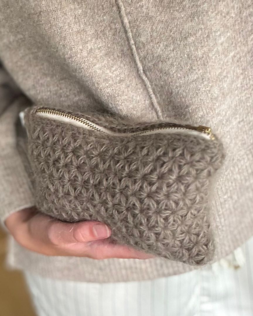 Hæklet clutch