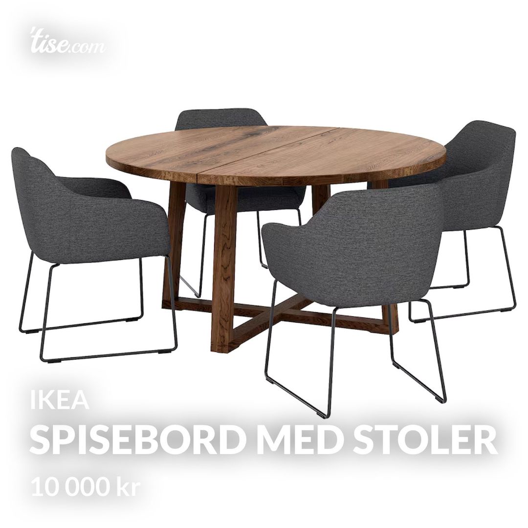 Spisebord med stoler