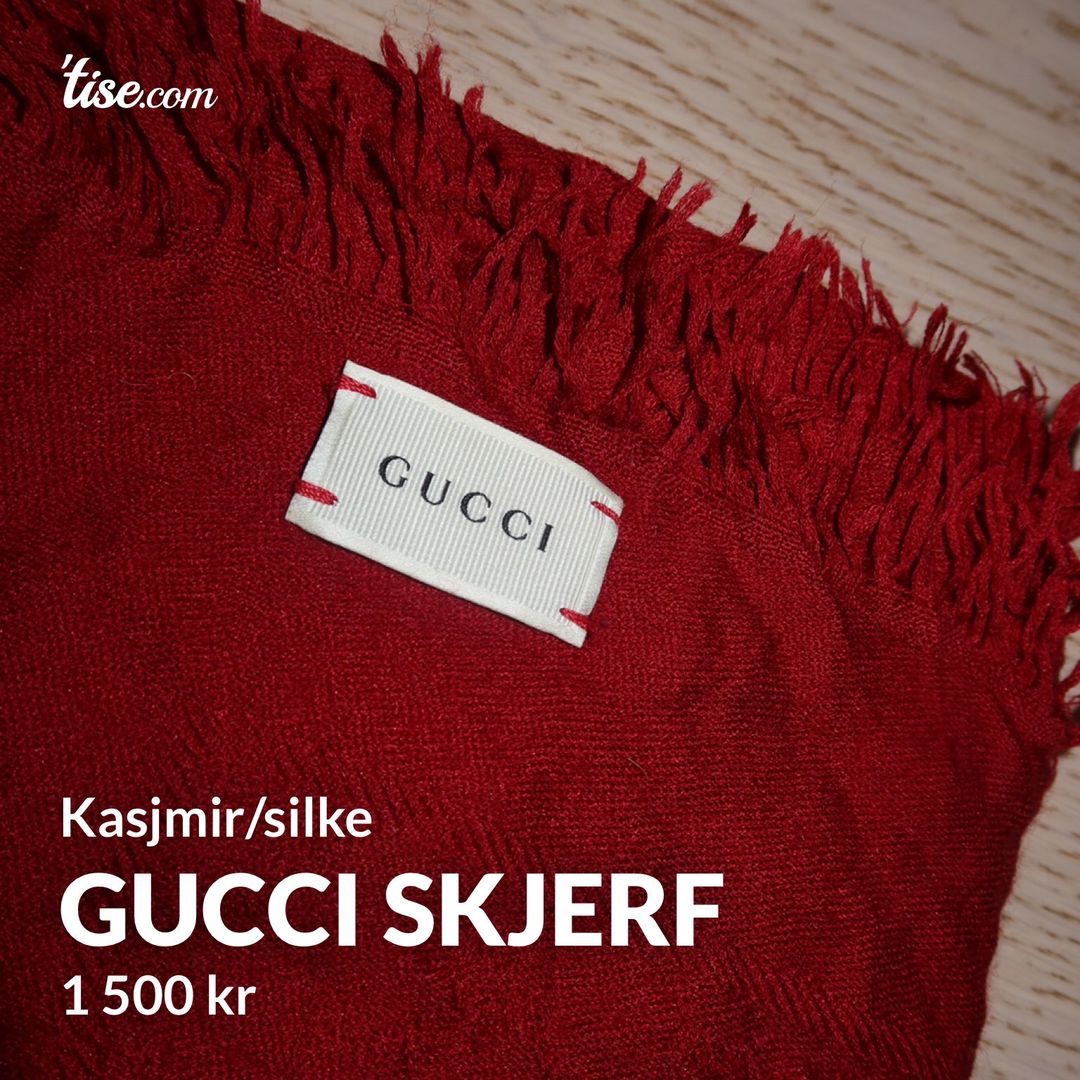 Gucci skjerf