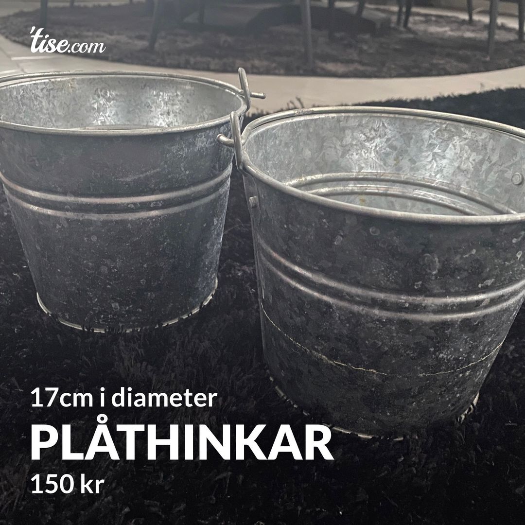 Plåthinkar