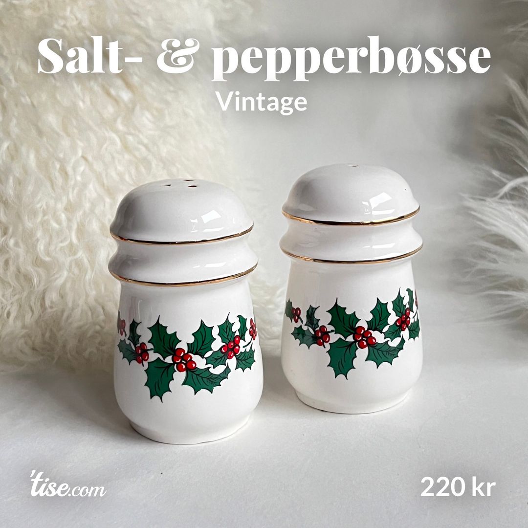 Salt- & pepperbøsse