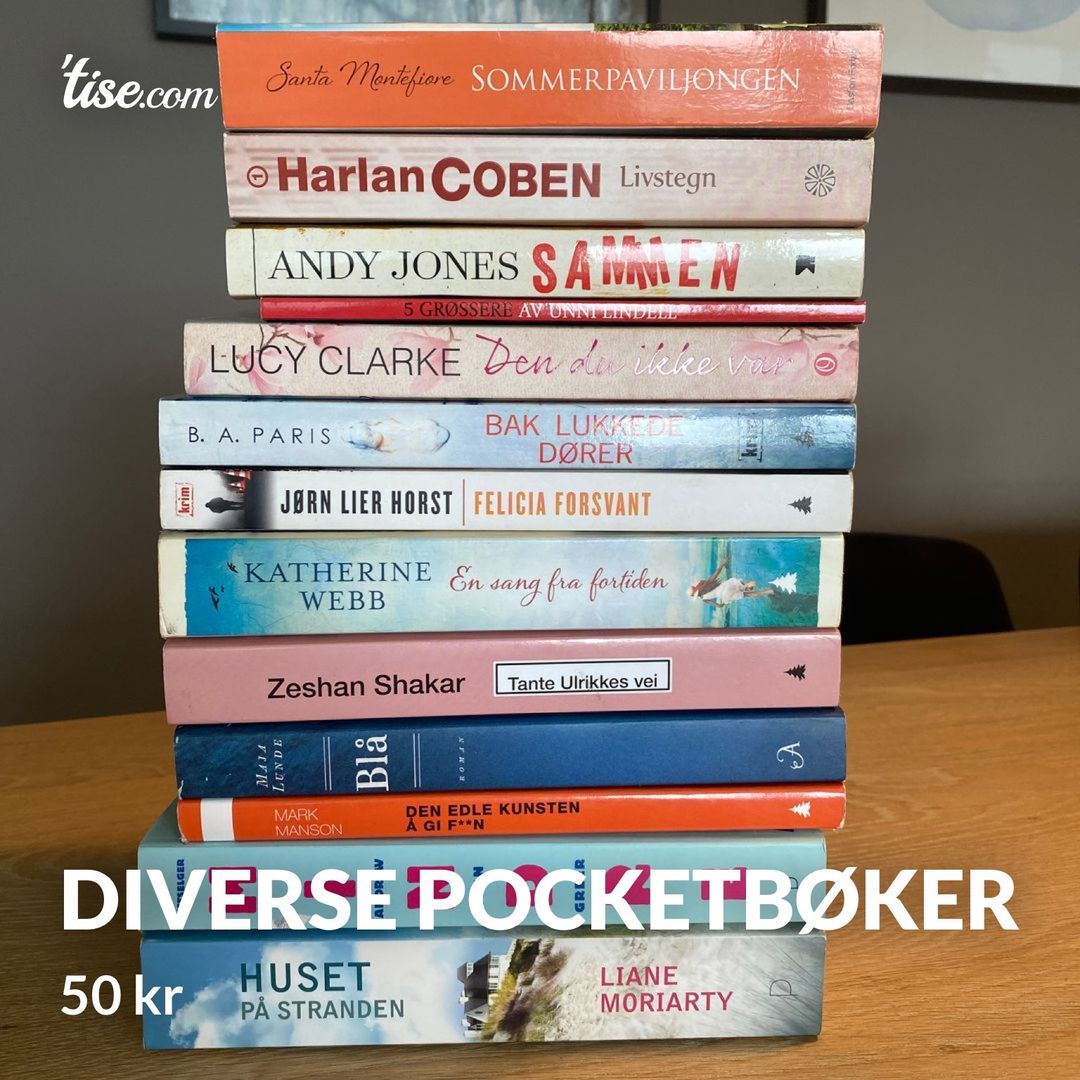 Diverse pocketbøker