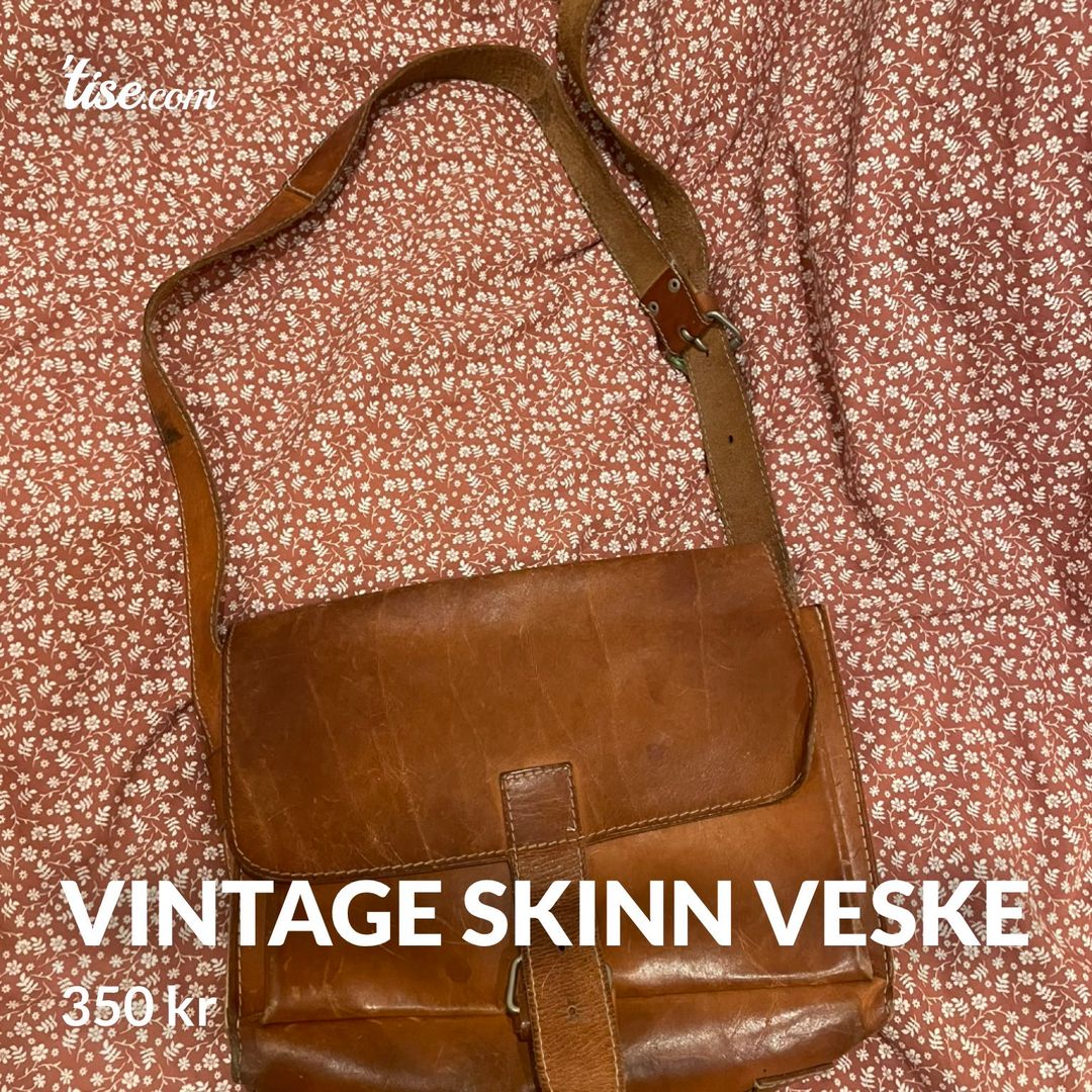 Vintage skinn veske