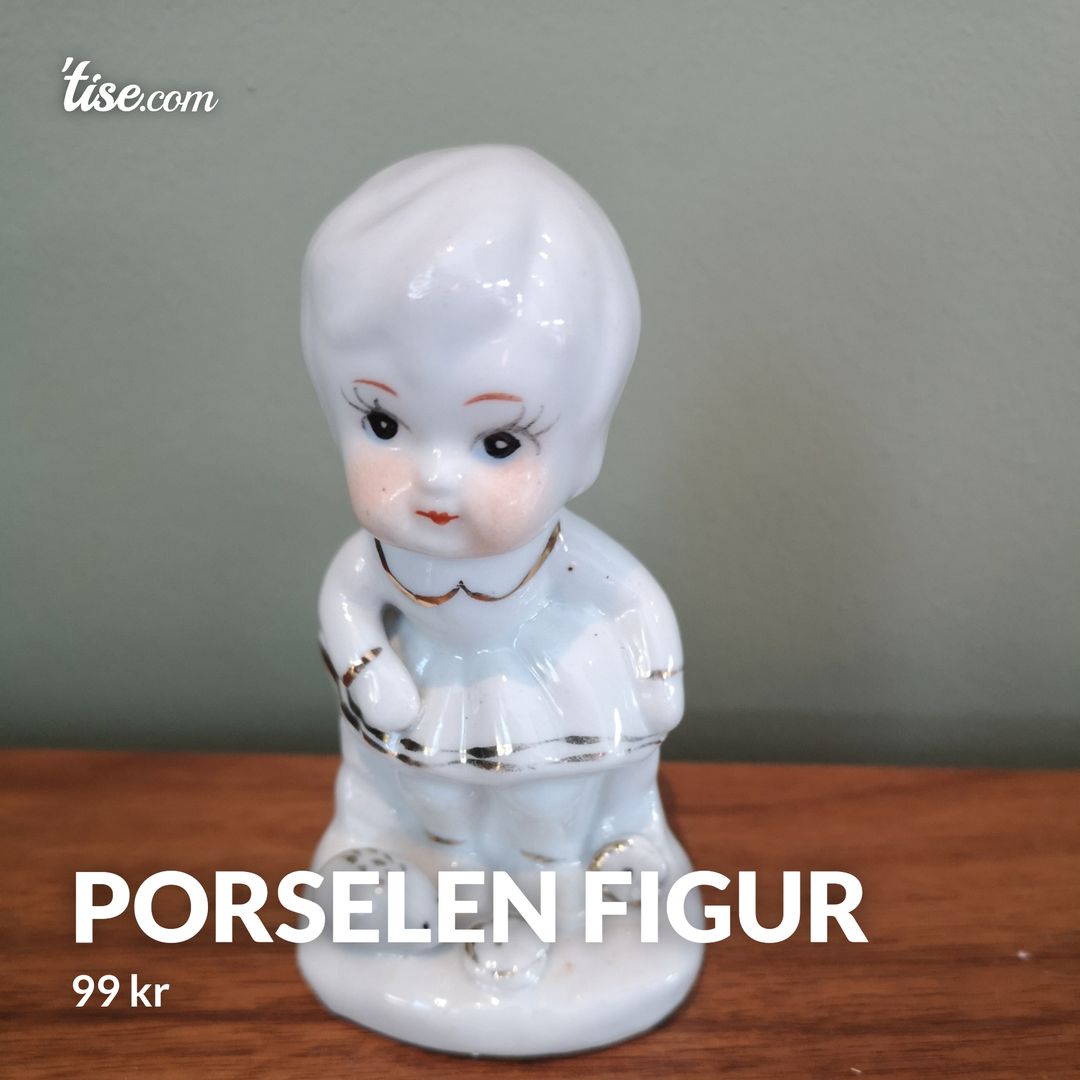 Porselen figur