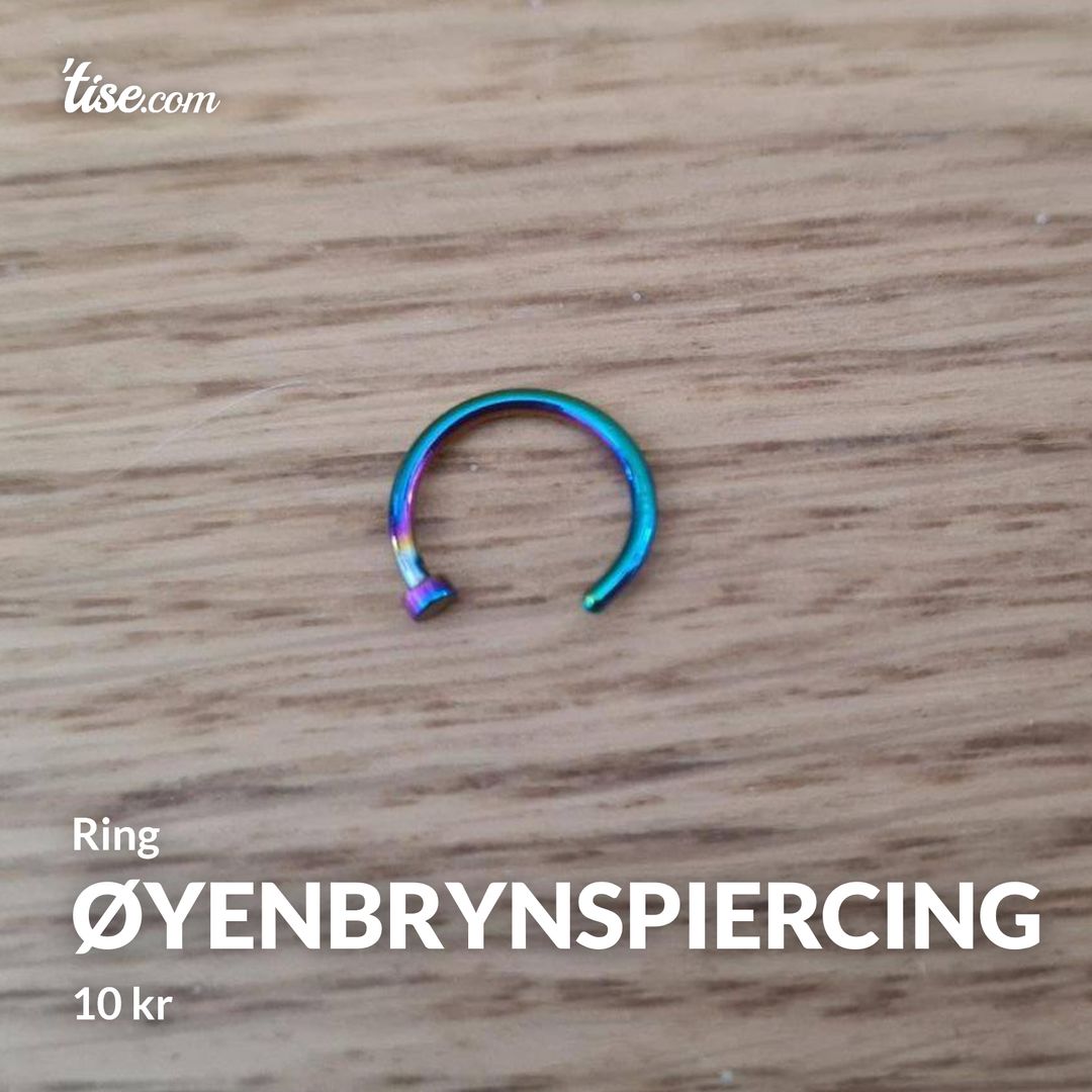 Øyenbrynspiercing