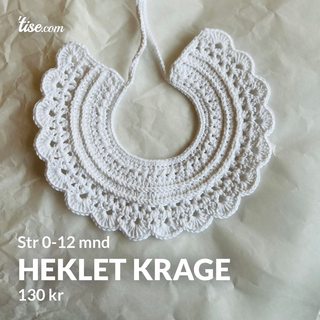 Heklet krage