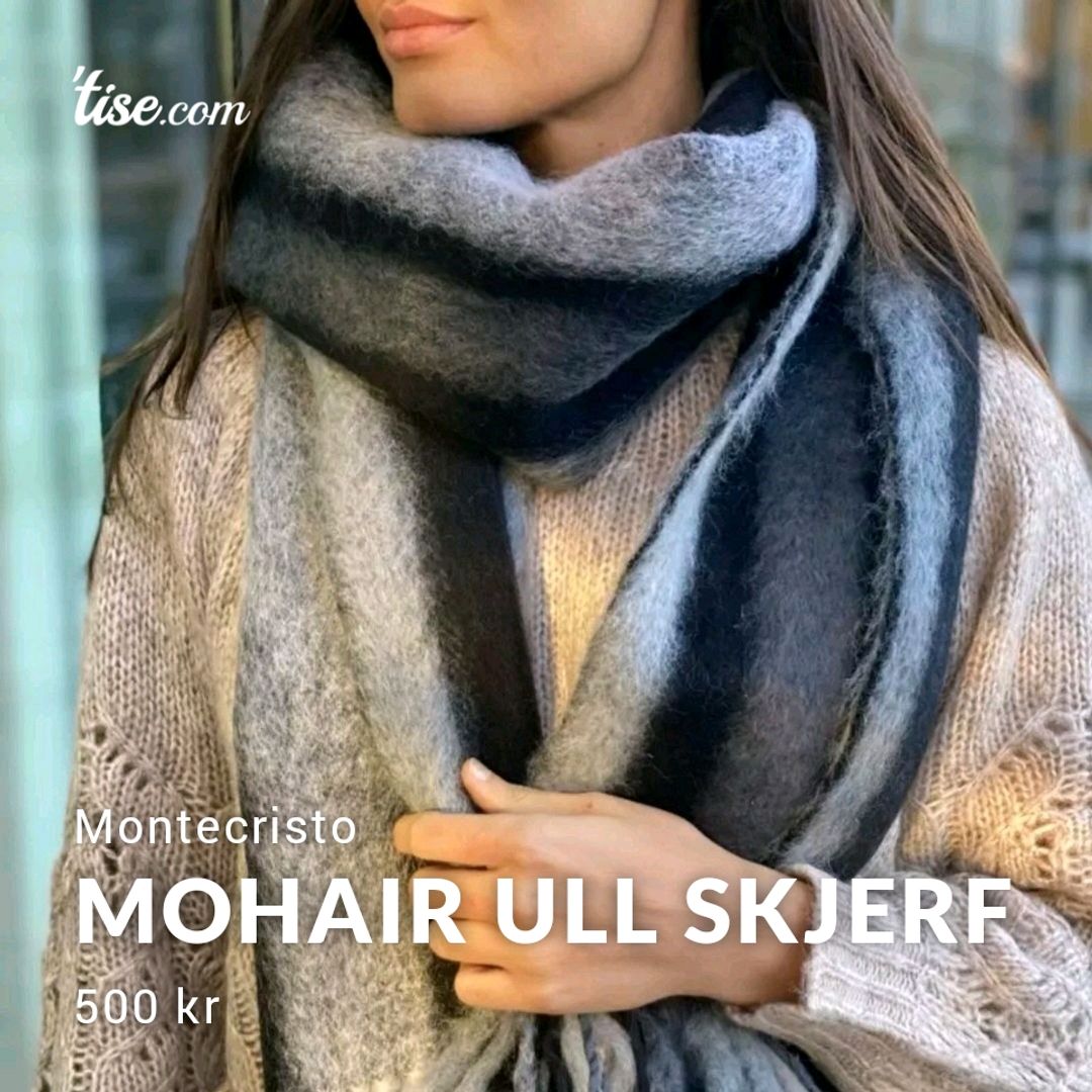 Mohair Ull skjerf