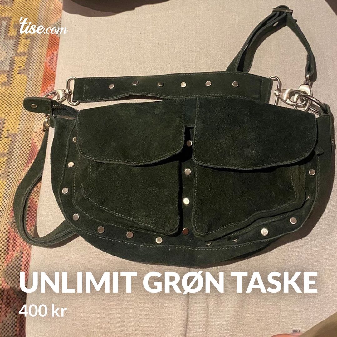 Unlimit grøn taske