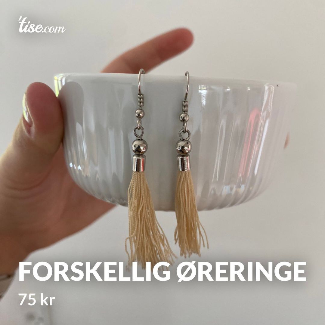 Forskellig øreringe