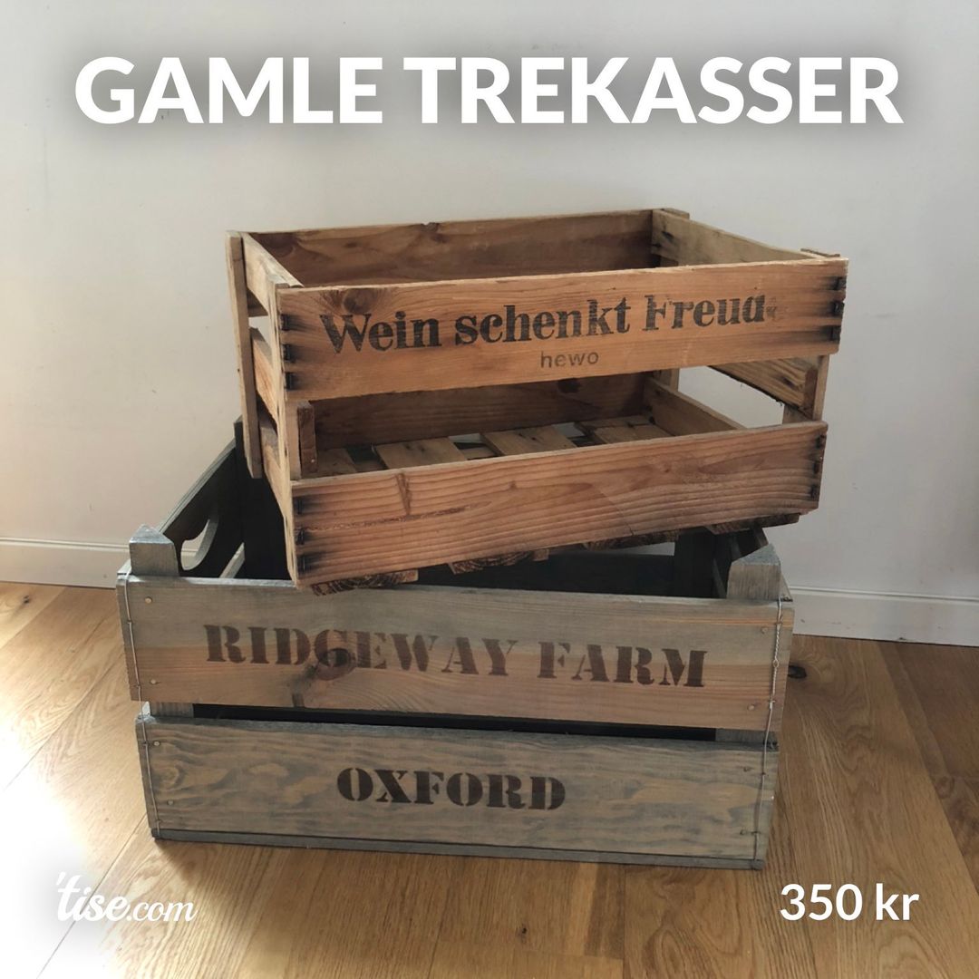 Gamle trekasser