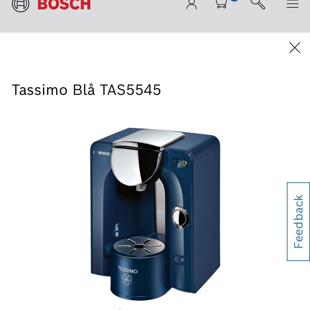 BOSCH kapselmaskin