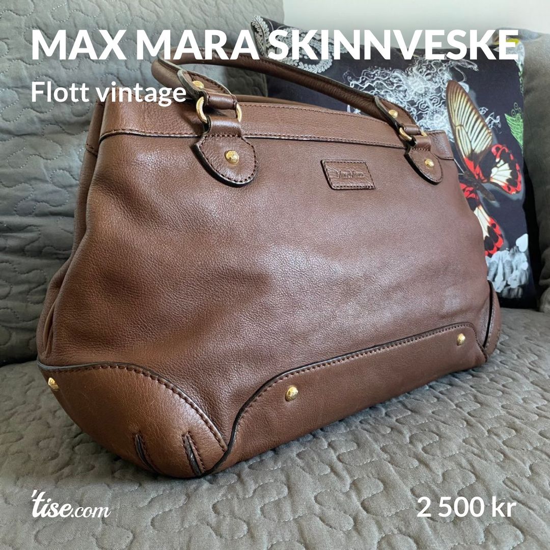 Max Mara skinnveske