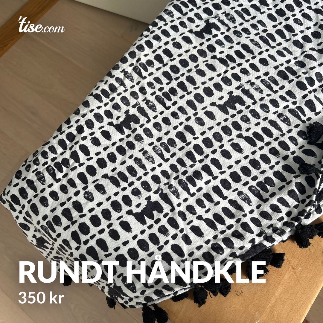 Rundt håndkle