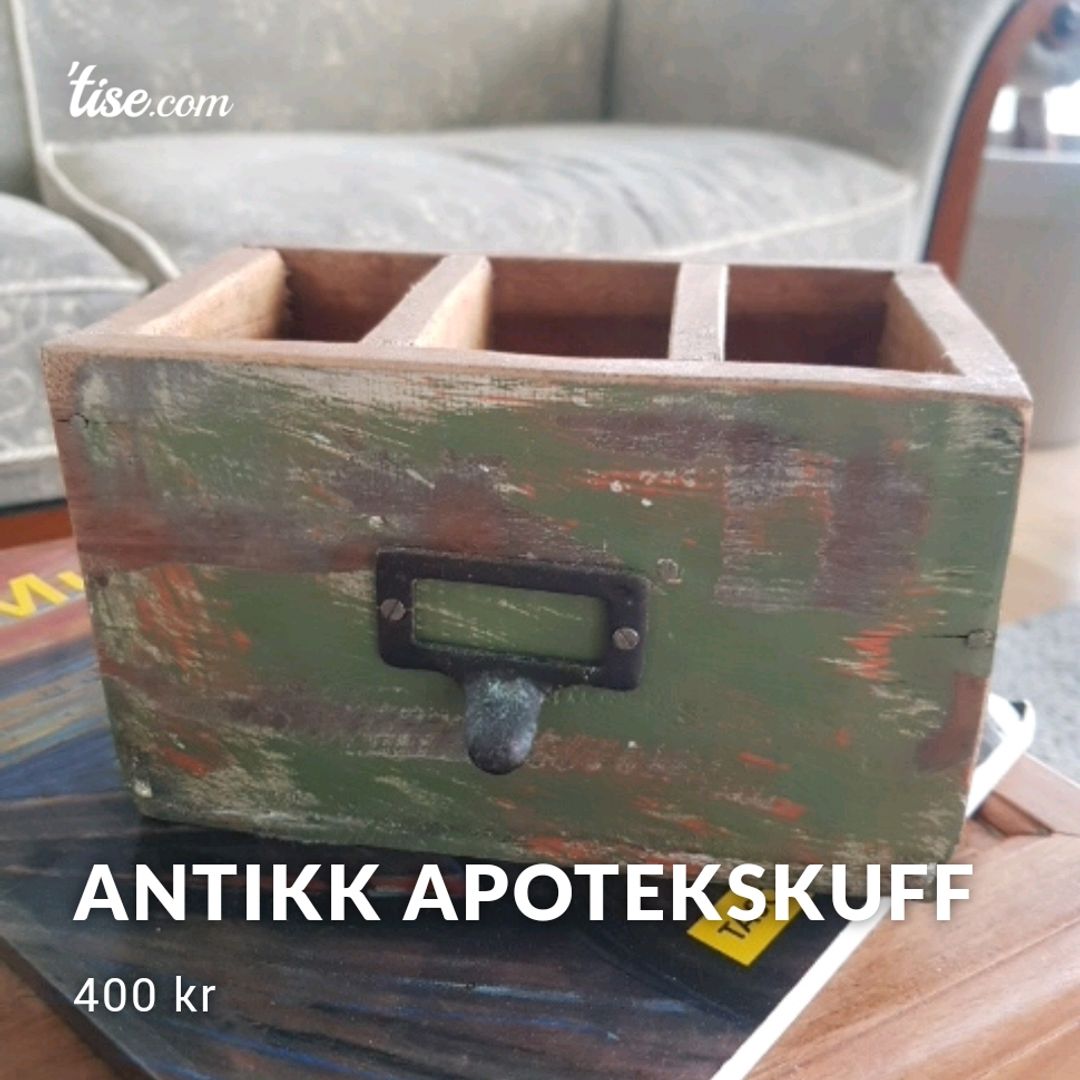 Antikk Apotekskuff