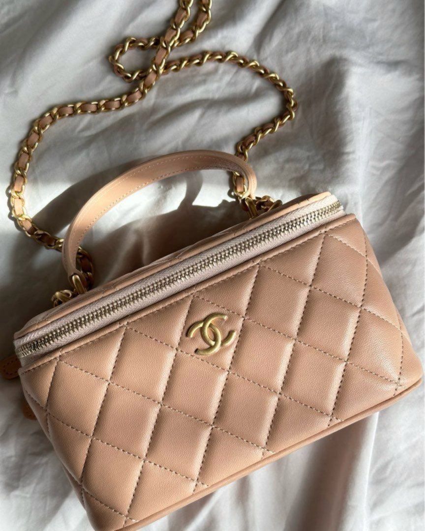 Chanel vanity beige