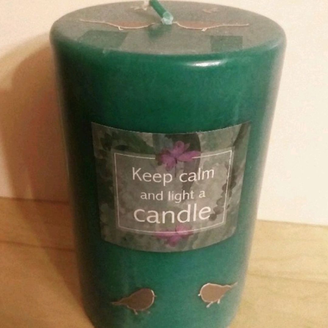 Keep Calm Candle