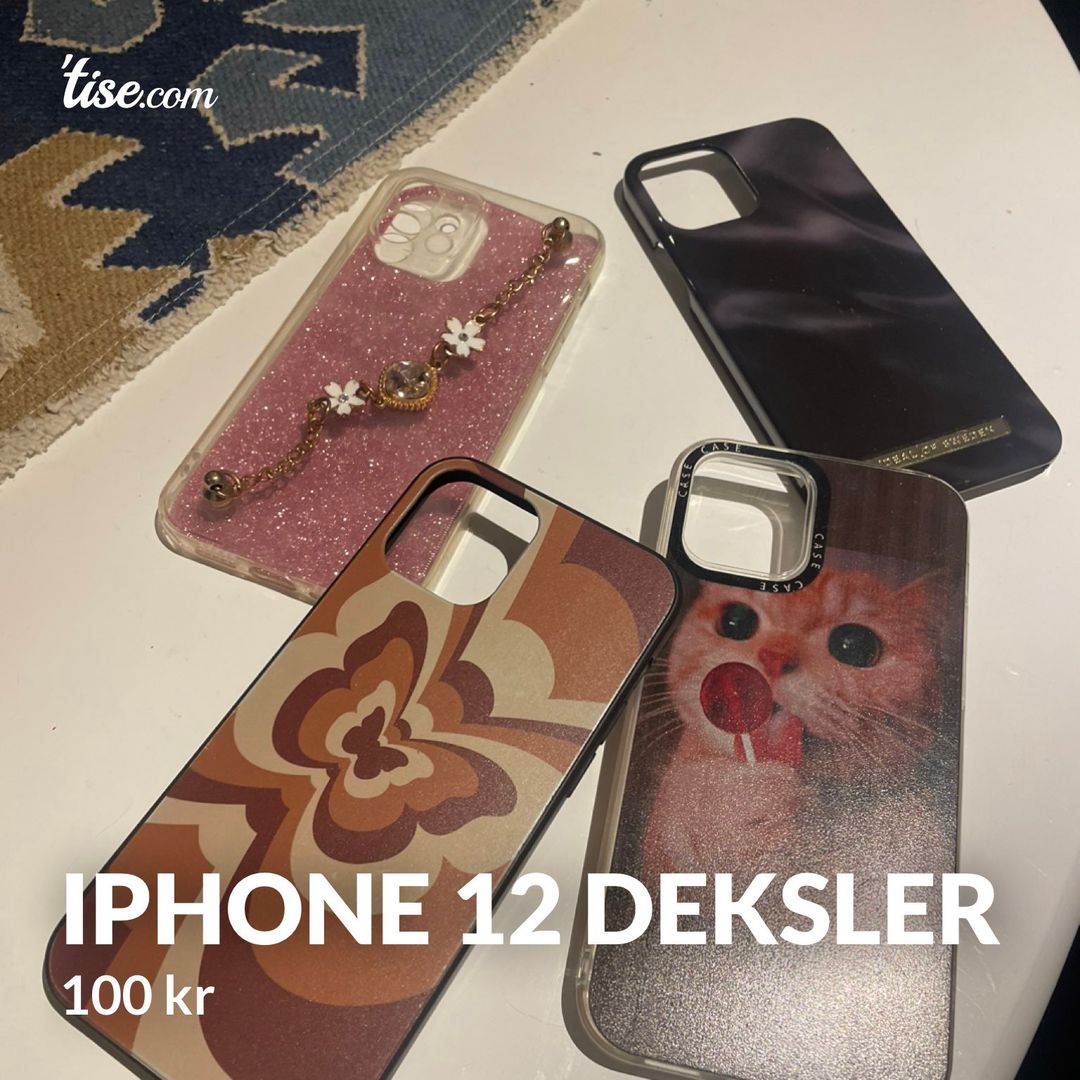 Iphone 12 deksler