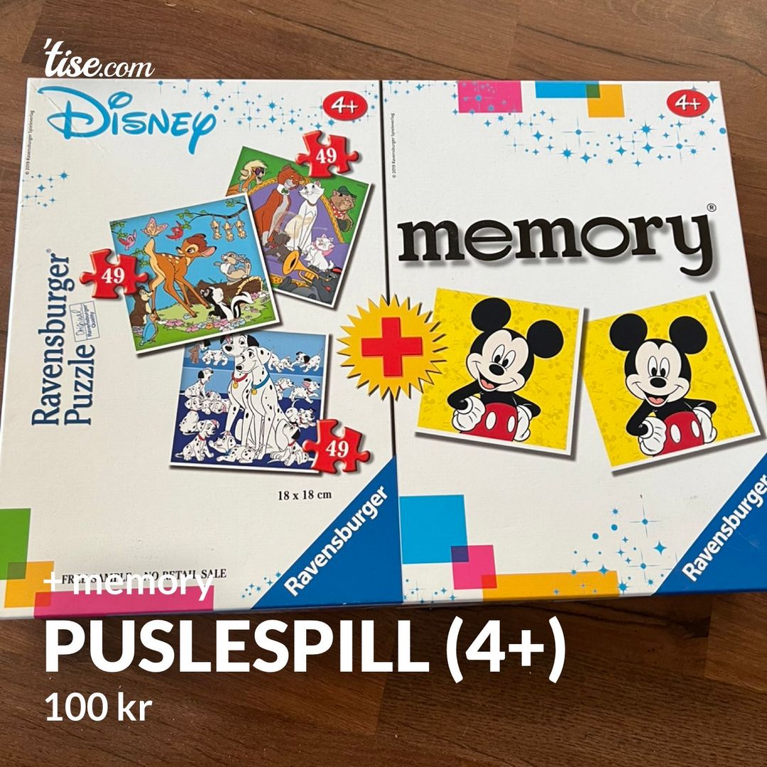 Puslespill (4+)