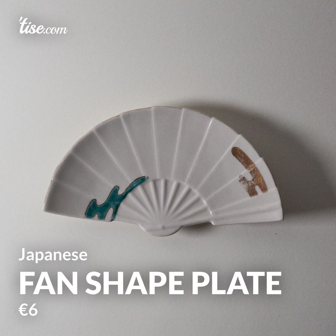 Fan shape plate