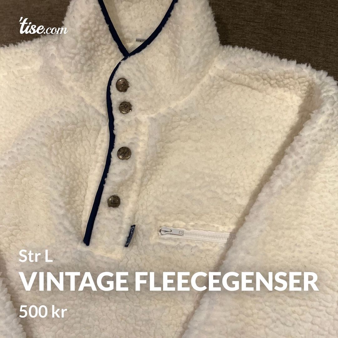 Vintage fleecegenser