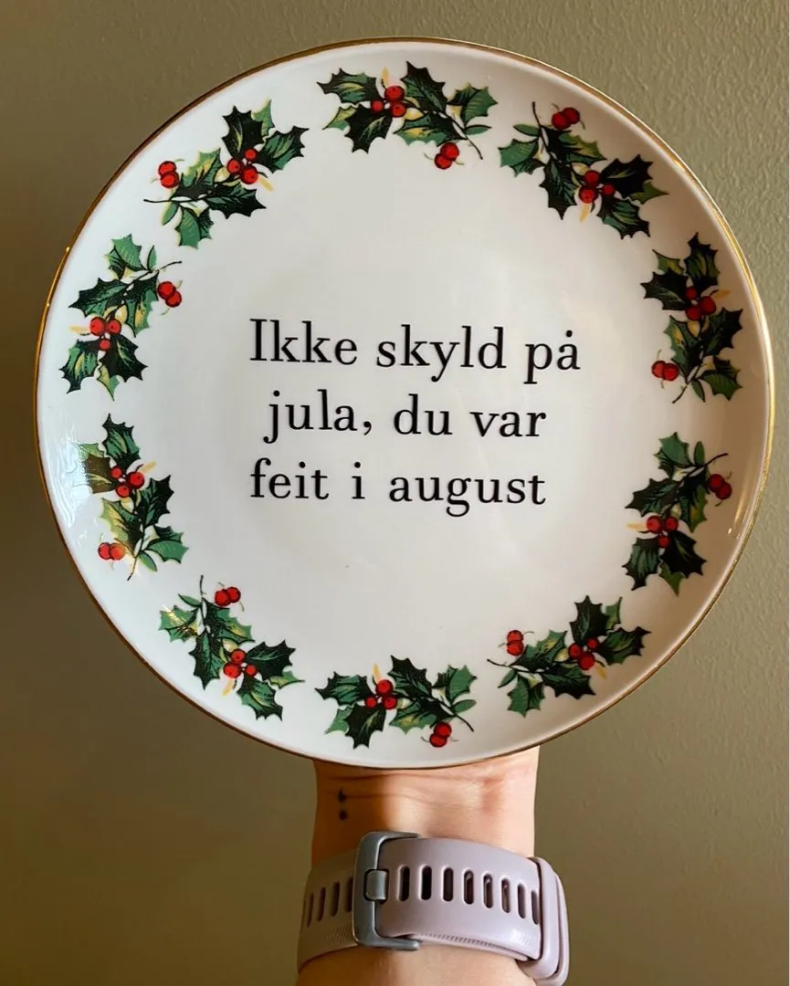 Asjett med tekst