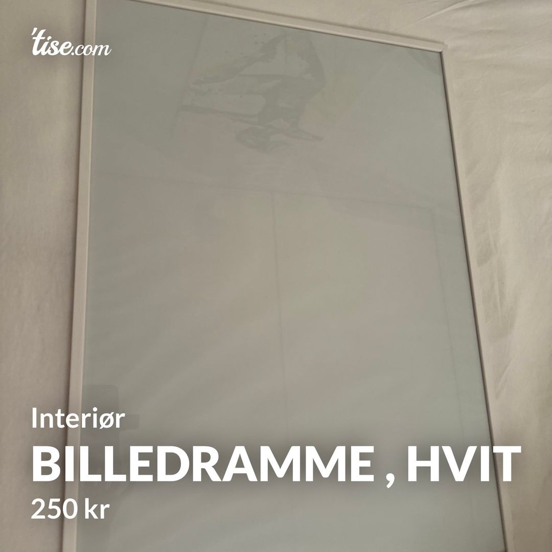 Billedramme  hvit