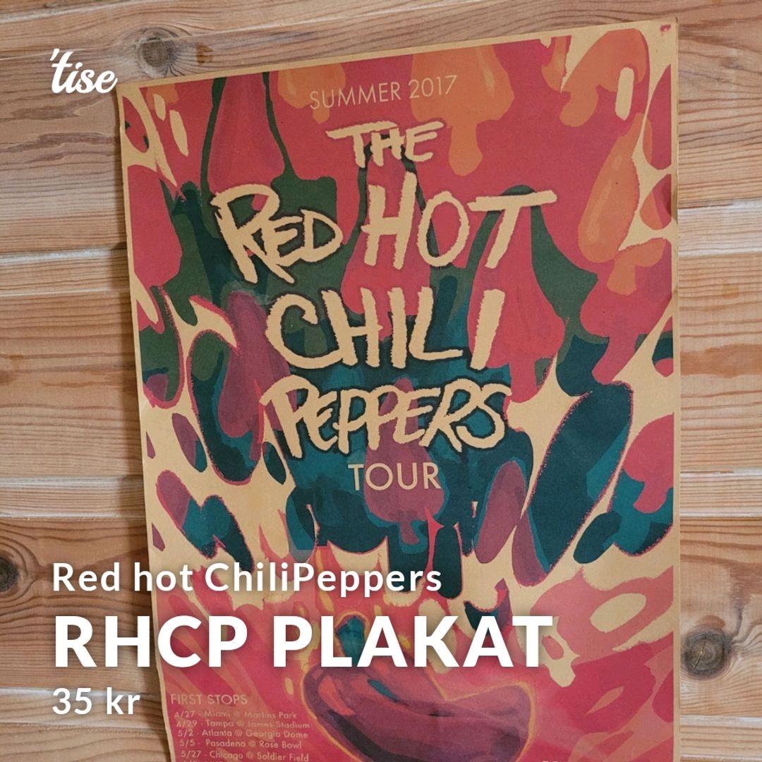 RHCP Plakat