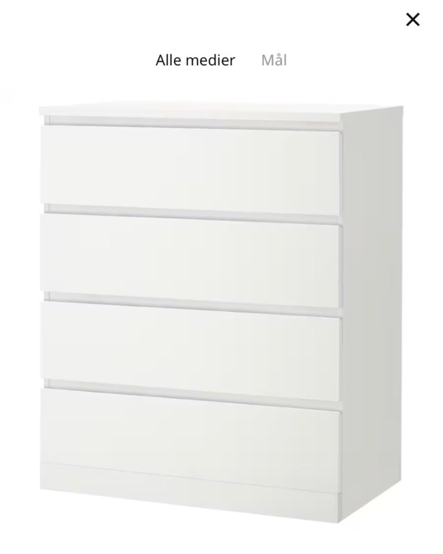 Malm ikea kommode