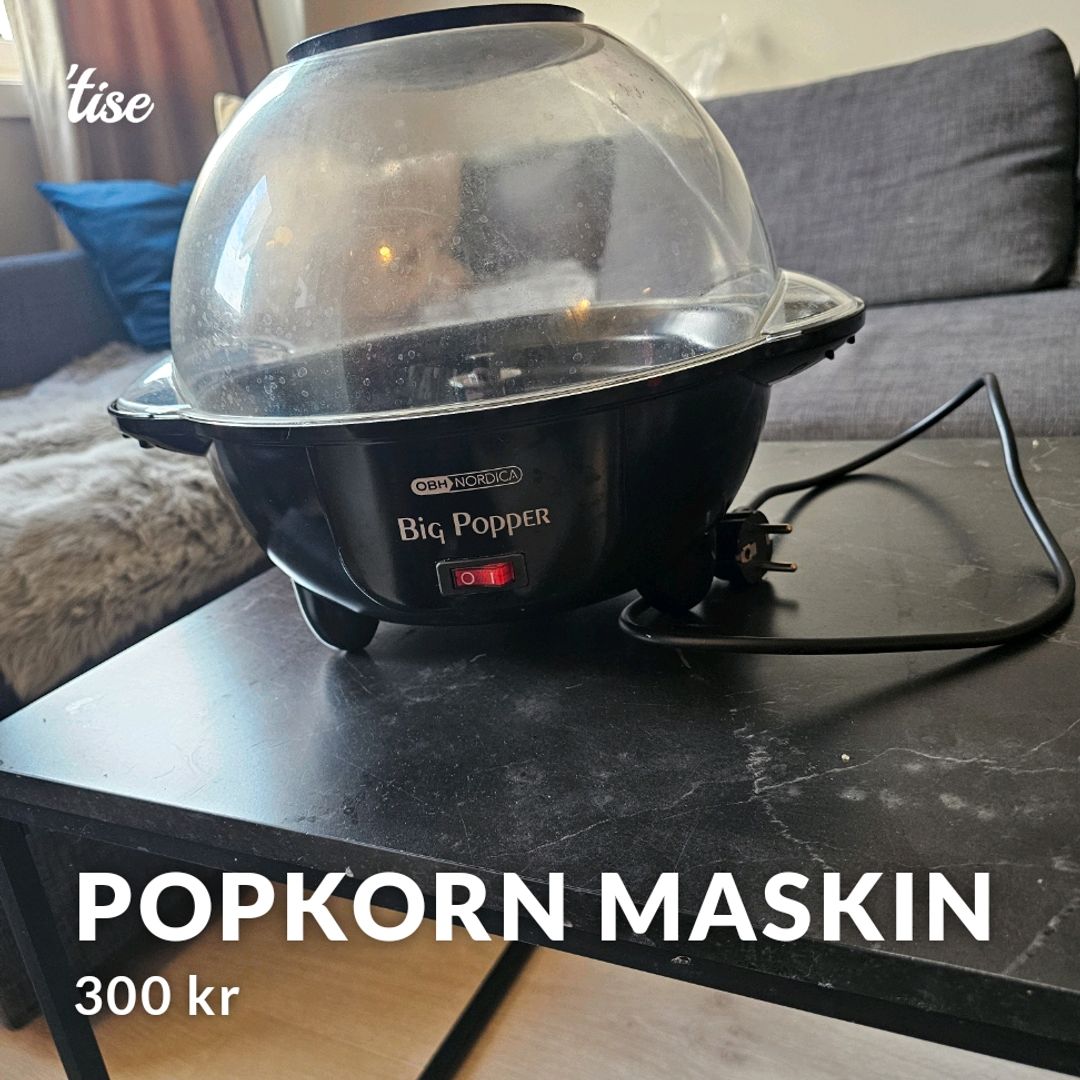 Popkorn maskin