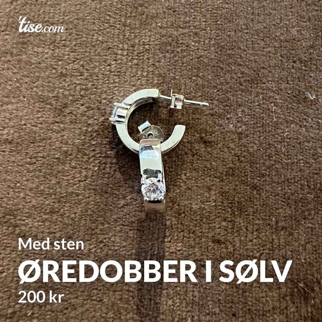 Øredobber i sølv