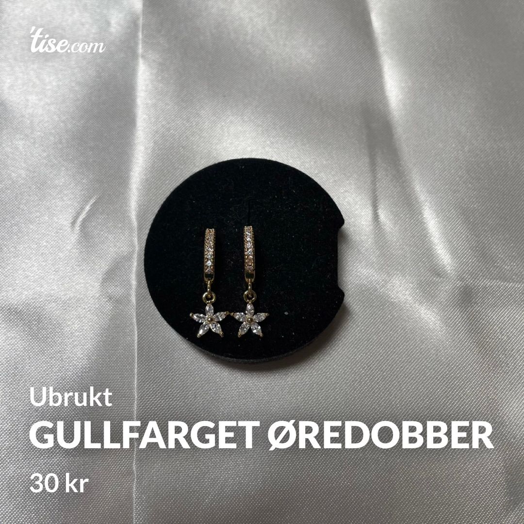 GULLFARGET ØREDOBBER