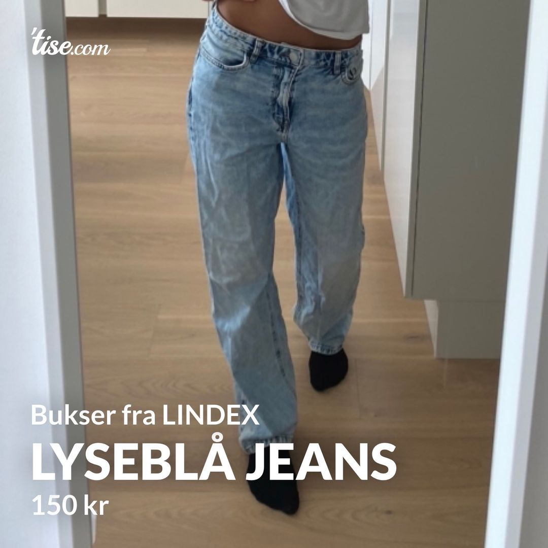 Lyseblå jeans