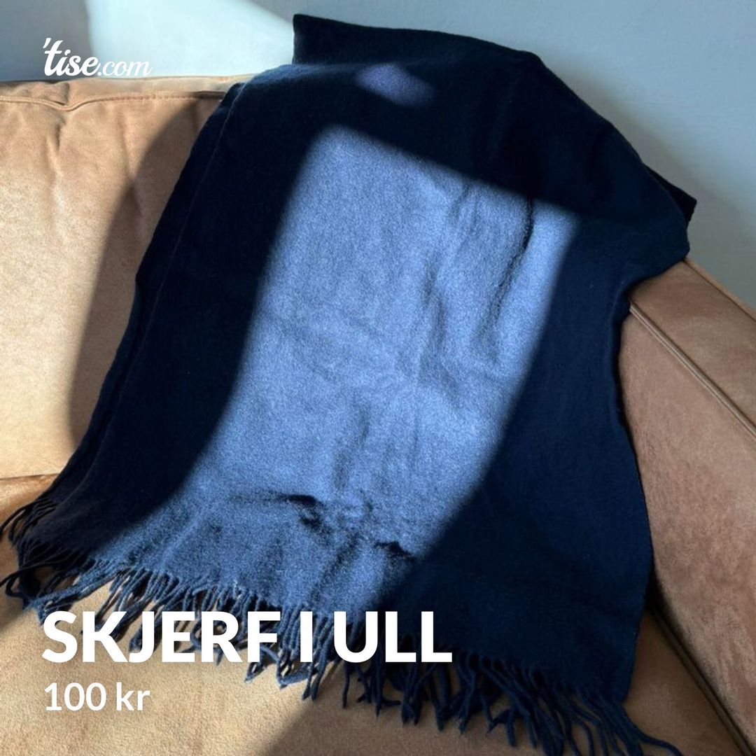 Skjerf i ull