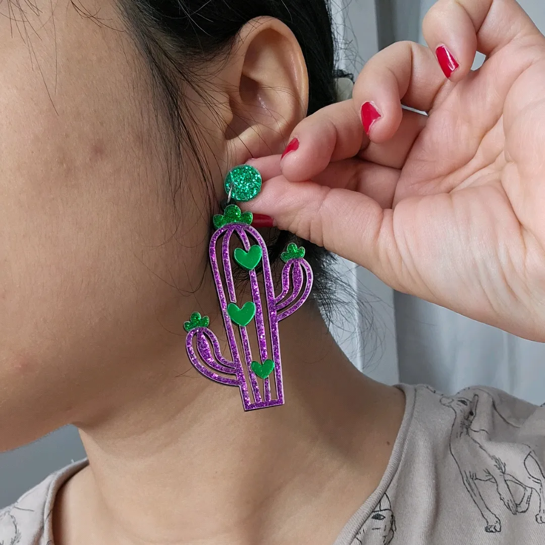 Cactus Earrings