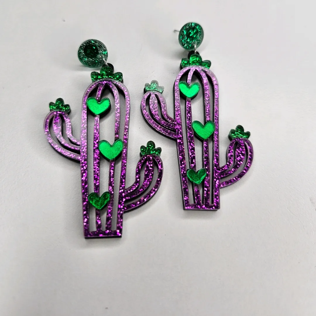 Cactus Earrings