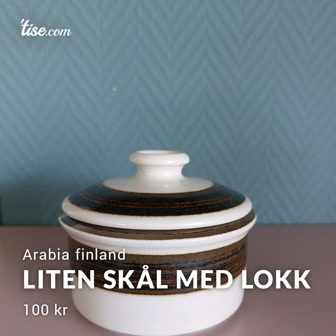 Liten Skål Med Lokk